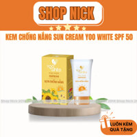 Kem Chống Nắng Sun Cream Yoo White SPF 50, Nâng Tone Da, Bảo Vệ Làn Da