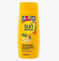 Kem chống nắng Sundance Kids Sonnenmilch SPF50, cho trẻ em, mặt và body, 200ml