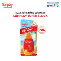 Kem chống nắng Sunplay cực mạnh dạng sữa Sunplay Super Block SPF 81, PA++++ 30g