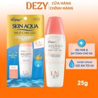Kem Chống Nắng Sunplay Skin Aqua Cho Da Nhạy Cảm Mild Care - Kcn Nhật Bản Bảo Vệ Da Dưỡng Ẩm Dịu Nhẹ Skincare Rohto Dezy