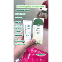 kem chống nắng thảo mộc xanh