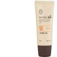 Kem chống nắng The Face Shop Natural Sun Eco Super Perfect Sun SPF50+ PA+++ hộp 50ml của Hàn Quốc