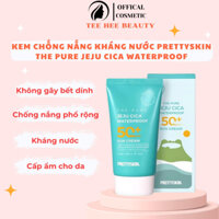 Kem Chống Nắng The Pure Jeju Cica Waterproof Kem Chống Nắng Phổ Rộng chống nước Nước Spf 50+ Pa++++ 50ml