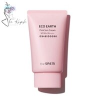 Kem Chống Nắng The Saem Eco Earth Power Pink Sun Cream SPF50+ PA++++ 50g