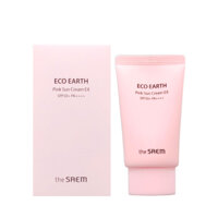 Kem chống nắng The Saem Eco Earth Pink Sun Cream Ex 50ml tiêu chuẩn Hàn Quốc chính hãng giá rẻ tiết kiệm