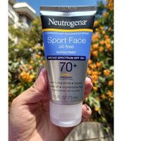 KEM CHỐNG NẮNG THỂ THAO NEUTROGENA SPORT FACE OIL FREE SUNSCREEN SPF70+ 73ML CHÍNH HÃNG - 11135