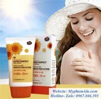 KEM CHỐNG NẮNG TINH CHẤT MẦM HOA HƯỚNG DƯƠNG SUPER PERFECT SUN CREAM SPF 50, PA+++ THE FACE SHOP