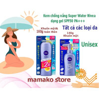 Kem chống nắng toàn thân Nivea Nhật Sun Protect Water Gel SPF 50 SPF50/PA+++
