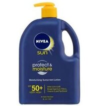 Kem chống nắng toàn thân Nivea Sun SPF 50+ Protect & Moisture Lotion Pump 1L
