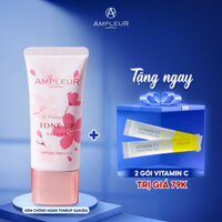 Kem chống nắng TONE UP SAKURA AMPLEUR bảo vệ da cấp ẩm dưỡng da trắng sáng mịn màng