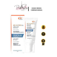 KEM CHỐNG NẮNG TỐT NHẤT CHO DA NÁM, TÀN NHANG 𝐃𝐔𝐂𝐑𝐀𝐘 𝐌𝐄𝐋𝐀𝐒𝐂𝐑𝐄𝐄𝐍 𝐔𝐕 𝐒𝐏𝐅 50+ BILL MUA HÀNG TẠI PHÁP