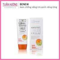 Kem chống nắng trà xanh nâng tone BENEW 50ml (01 hộp)