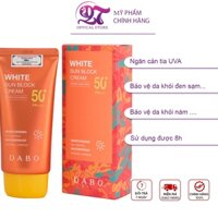 Kem chống nắng trắng da Dabo White Sunblock Cream SPF50 PA+++ 70ml