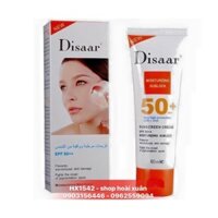 Kem chống nắng trắng da không thấm nước dành cho mặt Disaar Moisturizin Sunscreen SPF50 - HX1542
