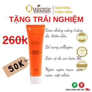 Kem chống nắng trắng da Queenie Nutri-collagen Whitening Sun Cream SPF50 PA++ 50ml