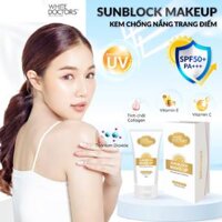 Kem chống nắng trang điểm mặt White Doctors Sun Block Makeup 40g