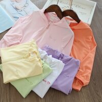 Kem chống nắng trẻ em Áo khoác ngoài có khóa kéo mùa hè, Áo khoác chống nắng cho bé trai bé gái Áo khoác chống tia cực tím