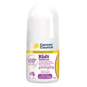Kem chống nắng trẻ em Cancer Council Kids SPF 50+/PA ++++ 75ml
