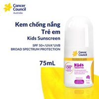 Kem chống nắng trẻ em Cancer Council Kids SPF 50PA  75ml