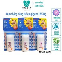 Kem chống nắng trẻ em pigeon UV 20g nhật bản dịu nhẹ lành tính giúp các con có làn da an toàn  khỏe mạnh