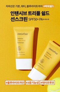 Kem Chống Nắng Triple của Innisfree 50ml cho da khô và da thường