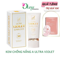Kem chống nắng ultra violet sunblock spf 50 pa+++ chống nắng, dưỡng trắng 50ml - Okays