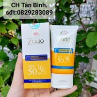 Kem chống nắng up-tone uv sunscreen Zado dạng txuýp 60ml Hàng chính hãng công ty TNHH dược mỹ phẩm Pinky White
