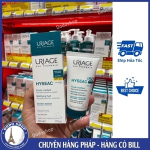 Kem chống nắng Uriage Hyséac Fluid SPF50+ 50ml