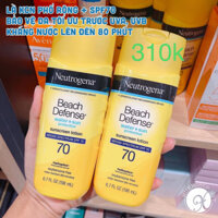 Kem Chống Nắng Vàng Neutrogena Beach Defense SPF70 dạng tub 198ml