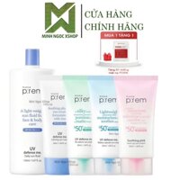 Kem Chống Nắng Vật Lý, Hoá Học Nâng Tone, Kiềm Dầu Make P:rem ( Prem ) UV Defense Me SPF50+ PA++++ 50ML - 150ML