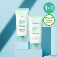 Kem chống nắng vật lý kiềm dầu MAKE PREM UV Defense me No Sebum Sun Cream 40ml