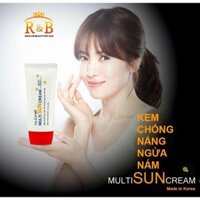 Kem chống nắng vậy lý Multi Sun Cream Hàn Quốc chỉ số SPF 50+