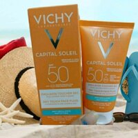 KEM CHỐNG NẮNG VICHY 50ML CỦA PHÁP KHÔNG NHỜN RÍT CHE KHUYẾT ĐIỂM TRÊN DA CHỐNG NẮNG TUYỆT VỜI