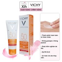 Kem Chống Nắng Vichy Cải Thiện Các Dấu Hiệu Lão Hóa 50ml Capital Soleil Anti-Ageing 3-In-1 SPF50