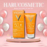 Kem chống nắng Vichy Capital Soleil SPF50 Emulsion Toucher Sec Anti 50ml