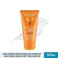 Kem Chống Nắng Vichy Ideal Soleil Bảo Vệ Da Mặt, Không Gây Nhờn Rít SPF50, PA+++ 50ml