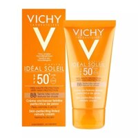 Kem Chống Nắng Vichy Ideal Soleil SPF50 (50ml) Pháp Cho Da Dầu, Chống nắng, chống tia UV hiệu quả bảo vệ làn da