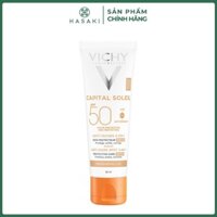 Kem Chống Nắng Vichy Ngăn Sạm Da, Giảm Thâm Nám SPF50 Ideal Soleil 3 In 1 Tinted Anti Dark Spot