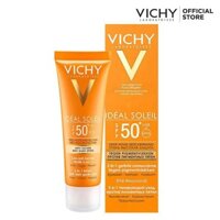 Kem Chống Nắng Vichy Ngăn Sạm Da, Giảm Thâm Nám SPF50 Ideal Soleil 3 In 1 Tinted Anti Dark Spot