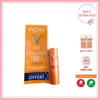 Kem Chống Nắng Vichy SPF 50 🌺MẪU MỚI NHẤT TẶNG KÈM SON🌺Kem Chống Nắng Vichy Không Gây Nhờn Rít 50ml