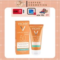 Kem Chống Nắng Vichy SPF 50 Ideal Soleil 50ml cho da dầu, mụn, nhạy cảm - coffeecosmetics