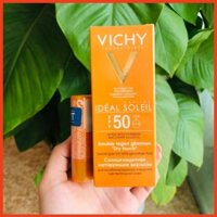 KEM CHỐNG NẮNG VICHY SPF50 (50ML) + SON DƯỠNG VICHY SPF 30