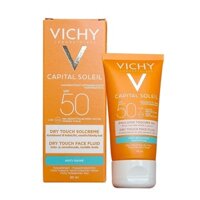 Kem Chống Nắng Vichy Thoáng Nhẹ Không Bóng Dầu SPF 50 50ml Ideal Soleil Dry Touch SPF 50