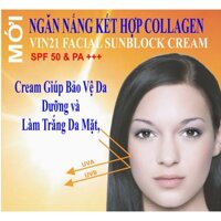 Kem chống nắng Vin21 Facial Sunblock Cream