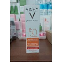 Kem Chống Nắng Vichy Bảo Vệ Da, Ngăn Ngừa Lão Hóa Ideal Soleil Anti-Aging SPF50 UVA + UVB 50ml