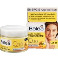 Kem chống nhăn Q10 ban ngày BALEA - SPF 15+, hộp 50ml - Tagespflege Q10 Anti-Falten Tagescreme