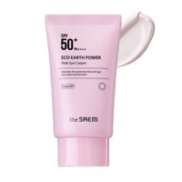 Kem ChốnNắng THE SAEM ECO EARTH POWER PINK SUN CREAMzxc