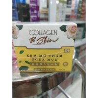 Kem Collagen B.skin ngừa mụn - trắng da -nám, tàn nhang, đồi mồi 20g