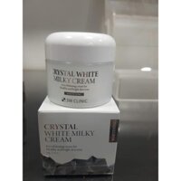 Kem Crystal White Milky Cream 3W Clinic Hàn Quốc trắng da nâng tông