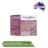 Kem cừu dưỡng da Healthy Care Lanolin cream with Vitamin E - 100g